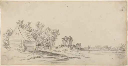 River Landscape with a Distant Bridge, by Jan van Goyen