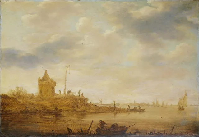 River view with sentry post