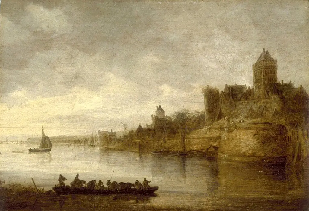 The Medieval Fortress at Nijmegen, by Jan van Goyen
