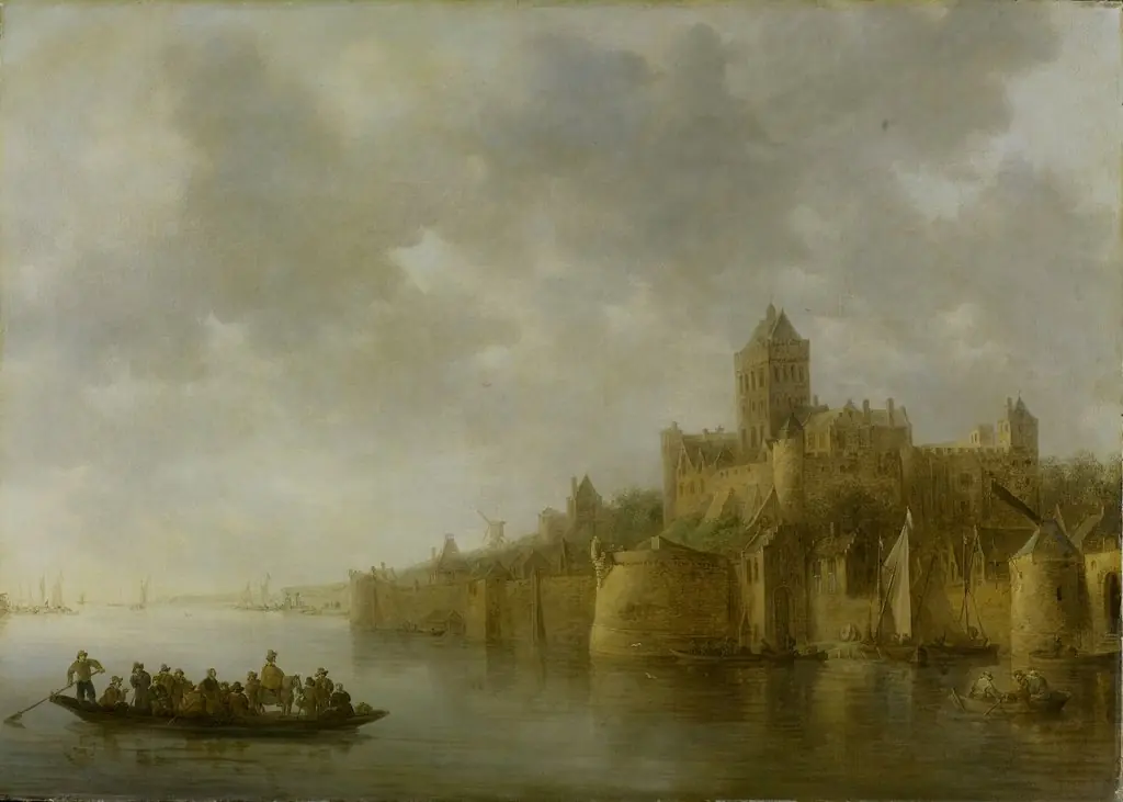 The Valkhof in Nijmegen, by Jan van Goyen
