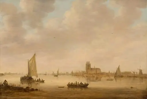 View of Dordrecht from the Dordtse Kil, by Jan van Goyen