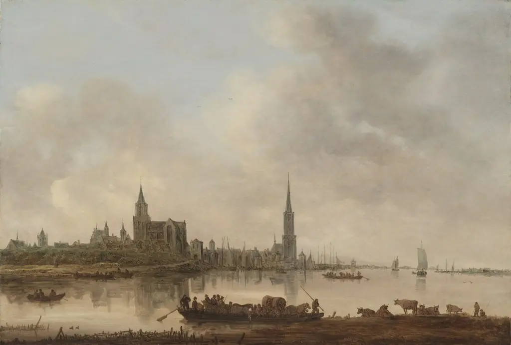 View of Emmerich, by Jan van Goyen, 1645