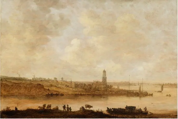 View of Rhenen, by Jan van Goyen