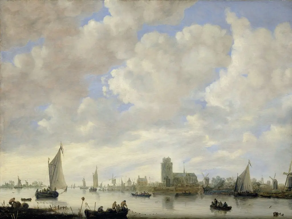 View of the Merwede off Dordrecht, by Jan van Goyen