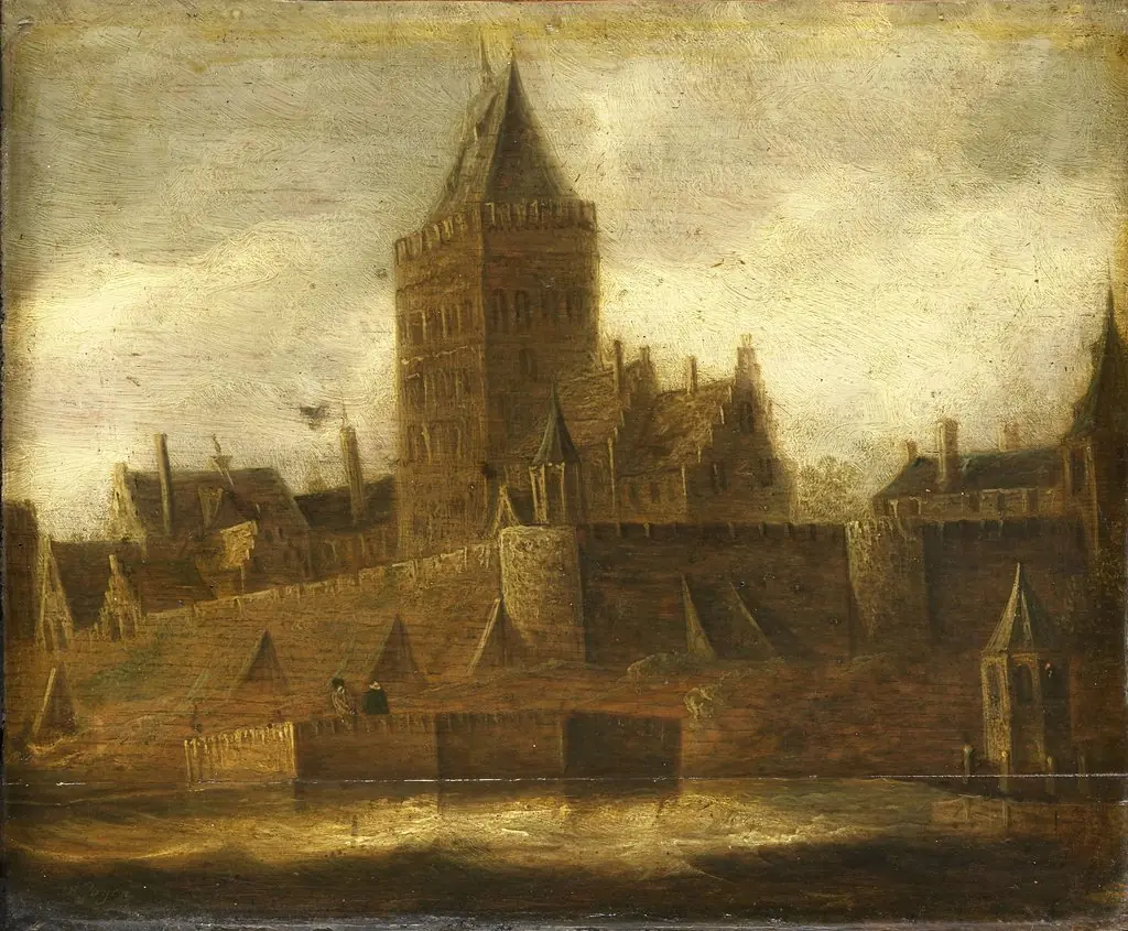 View of the Valkhof in Nijmegen, by Jan van Goyen