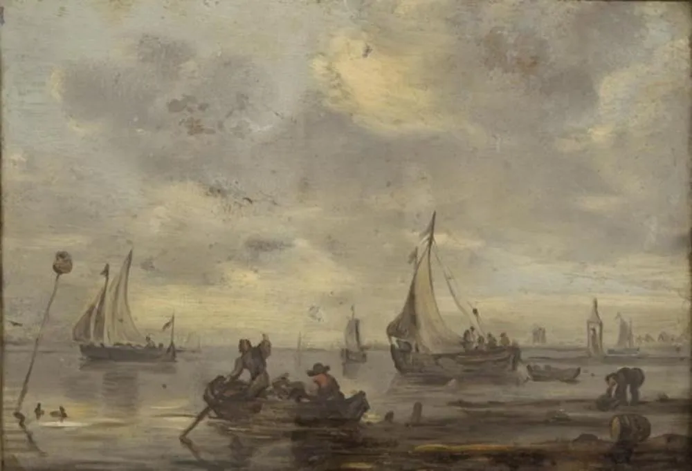 Zuider Zee, by Jan van Goyen, oil
