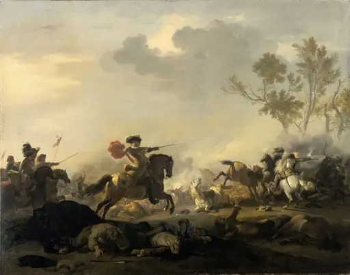 Cavalry Attack, by Jan van Huchtenburgh