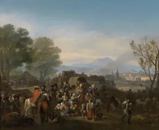 Horrors of War, by Jan van Huchtenburgh, 1697