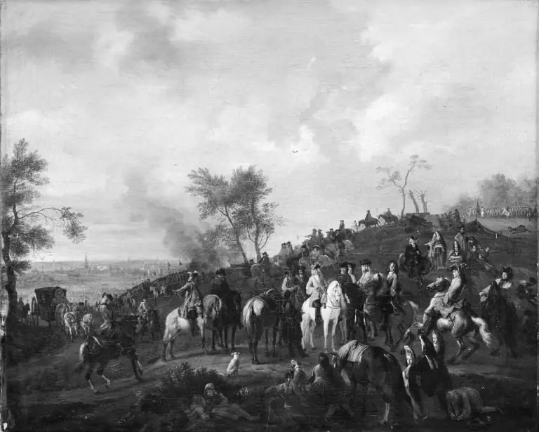 Inspection of Troops, by Jan van Huchtenburgh