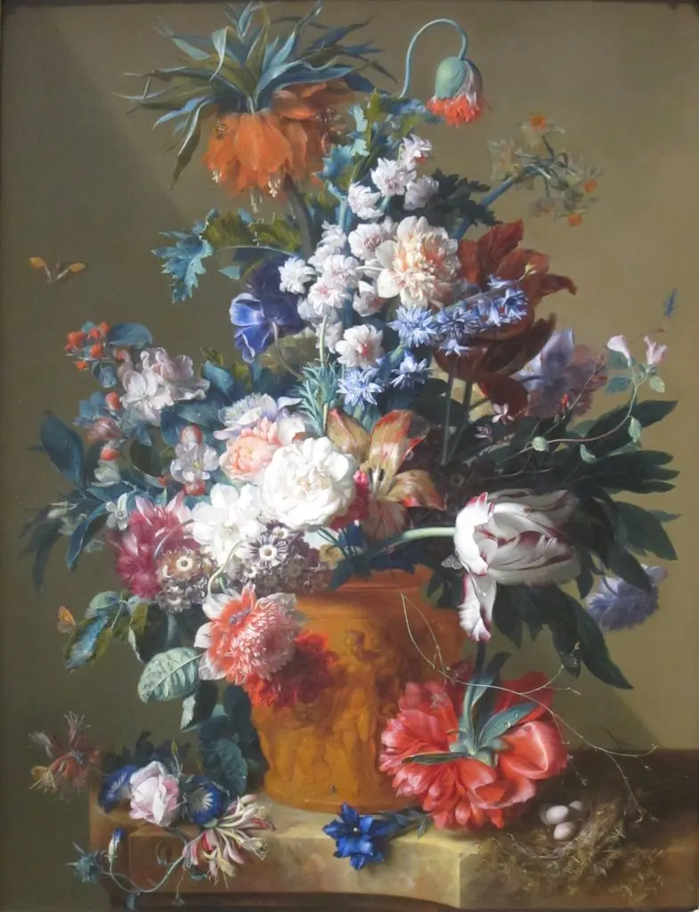 Vase of Flowers, by Jan van Huysum