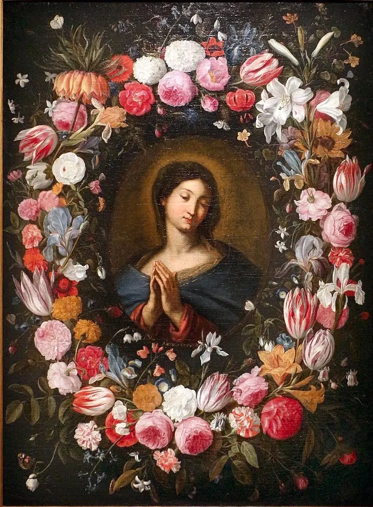 A Virgem circundada de flores, by Jan van Kessel the Elder