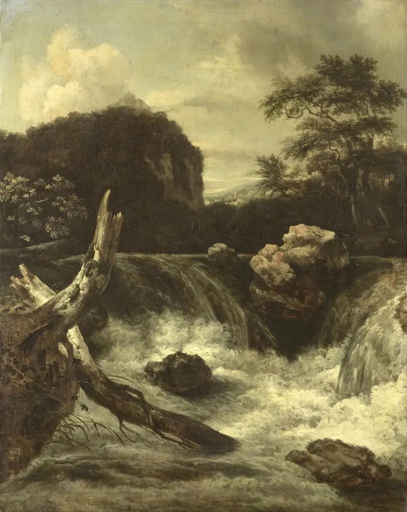 A Waterfall (Cascade), by Jan van Kessel the Elder