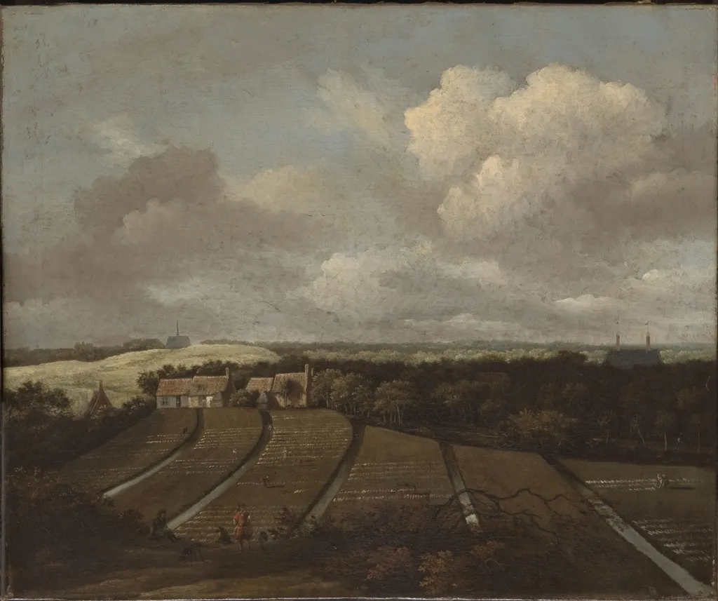 Dunes near Haarlem, by Jan van Kessel the Elder, oil, 1670
