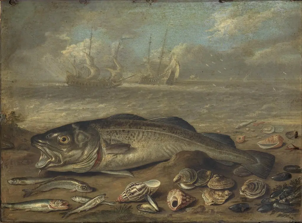 Pescados y marina, by Jan van Kessel the Elder