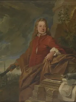 Portrait of Aurèle Augustin Coppens (1668-1740), by Jan van Orley