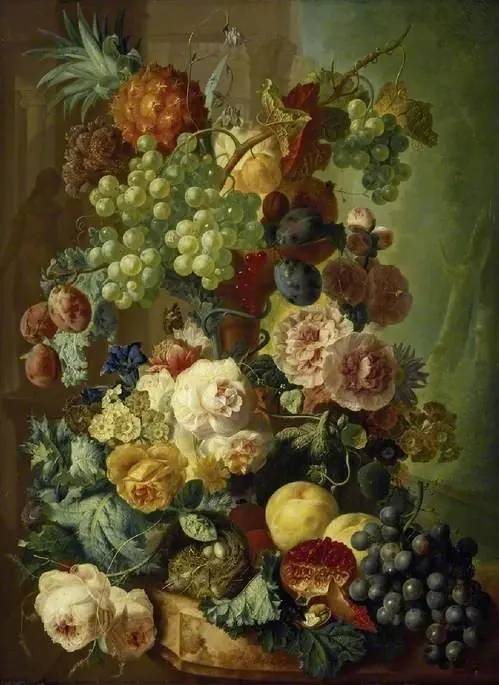 Fruits and flowers, by Jan van Os