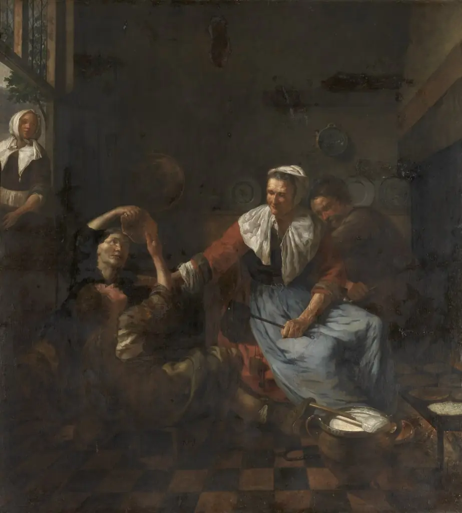 Making Pancakes, by Jan van Pee
