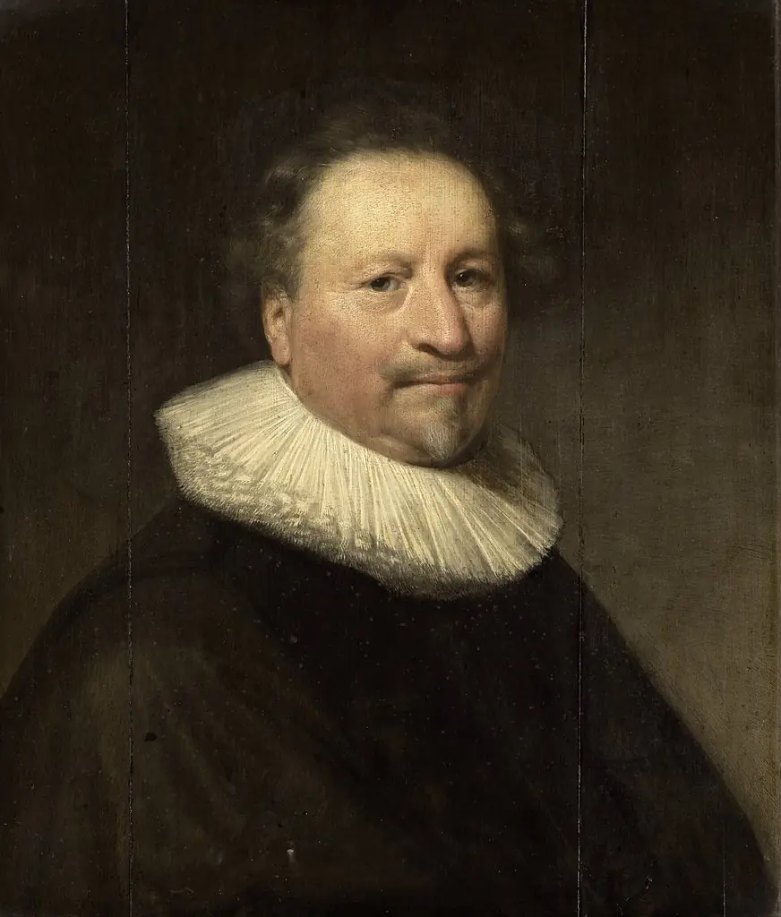 Portrait of a man, possibly Jan Doublet (1580-1650), by Jan van Ravesteyn