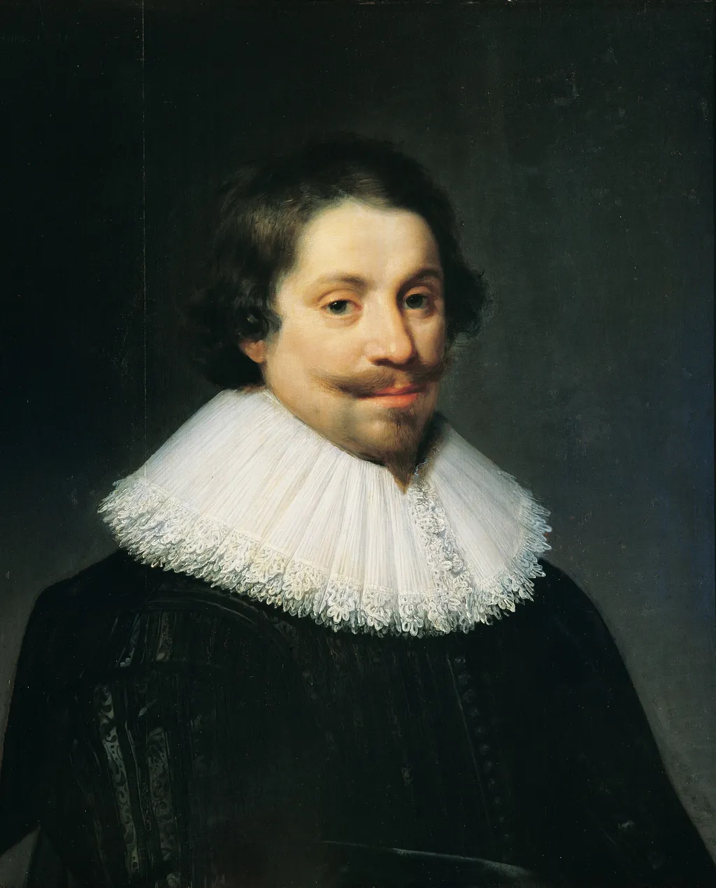 Portrait of a Man with a Ruff, by Jan van Ravesteyn, oil, 1631