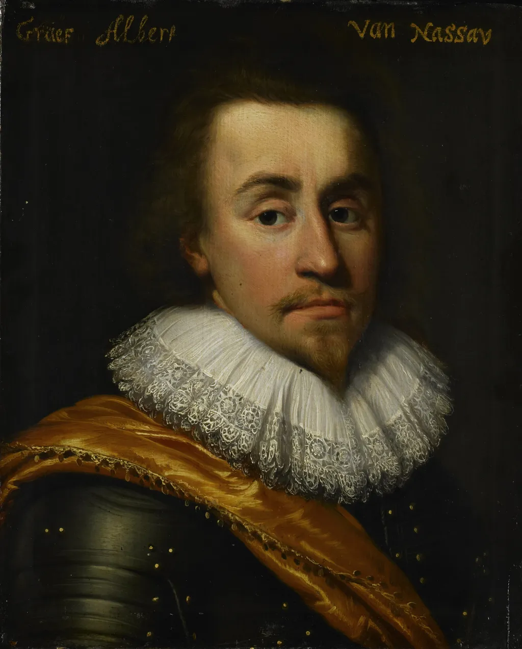 Portrait of Albert (1596-1626), Count of Nassau-Dillenburg, by Jan van Ravesteyn, oil, 1622