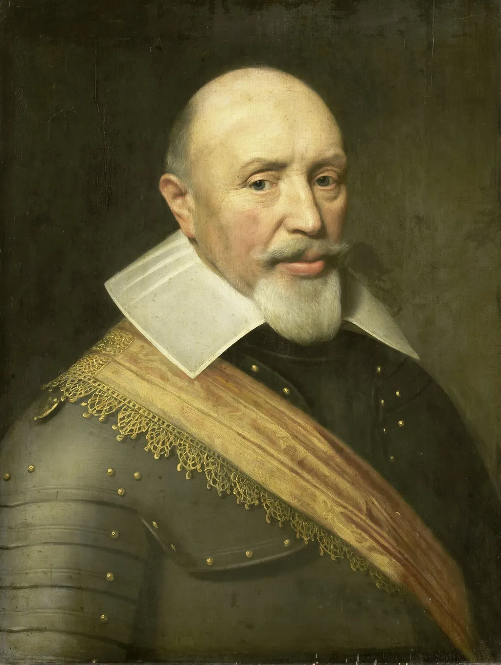 Portrait of an officer, by Jan van Ravesteyn, oil, 1615