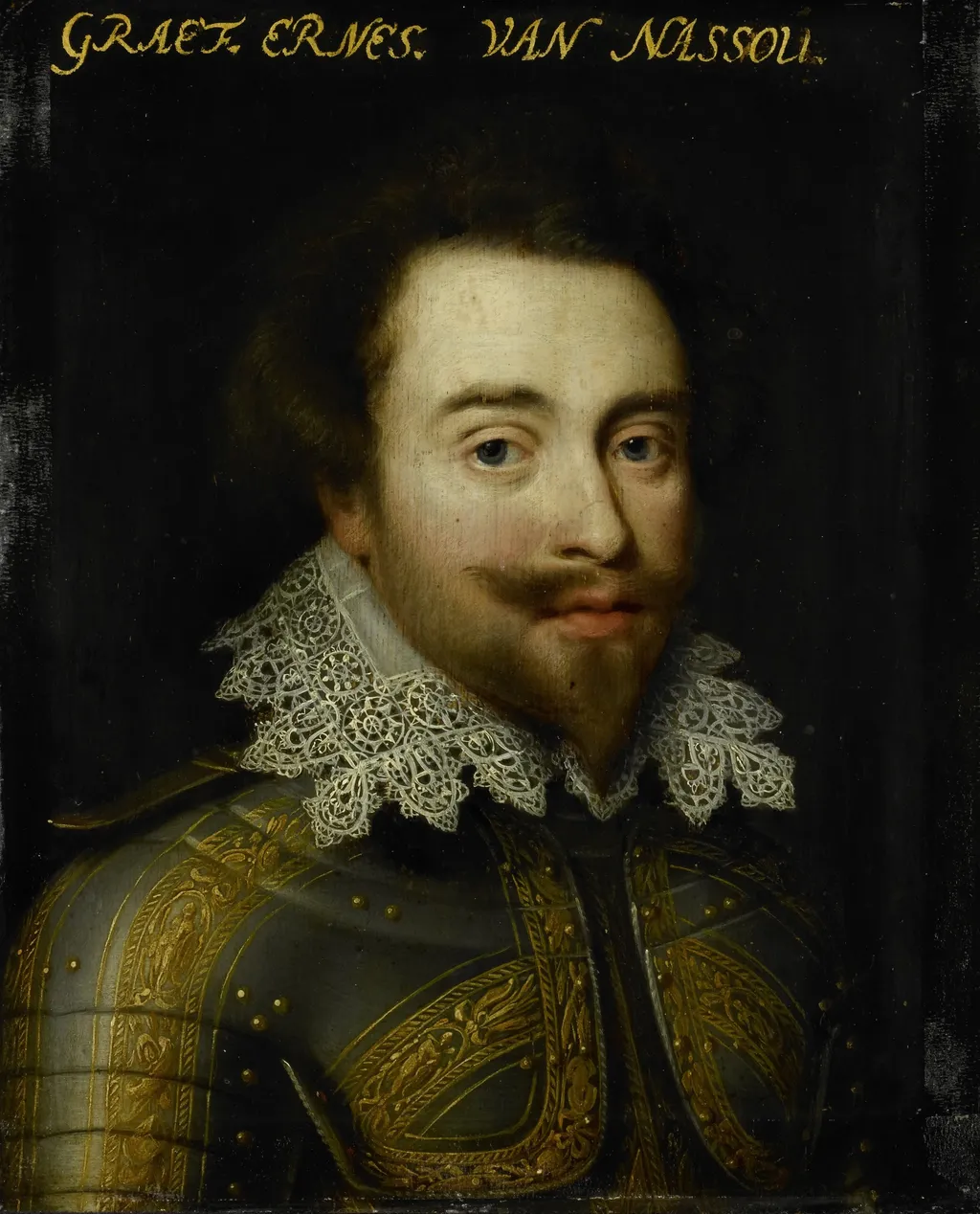 Portrait of Johan Ernst I (1582-1617), Count of Nassau-Siegen, by Jan van Ravesteyn, oil, 1621