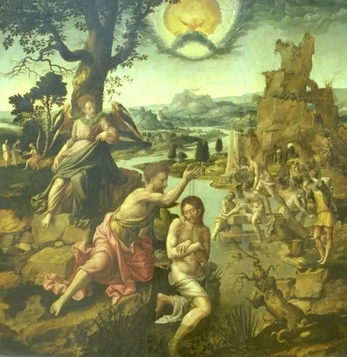 Baptism of Christ, by Jan van Scorel