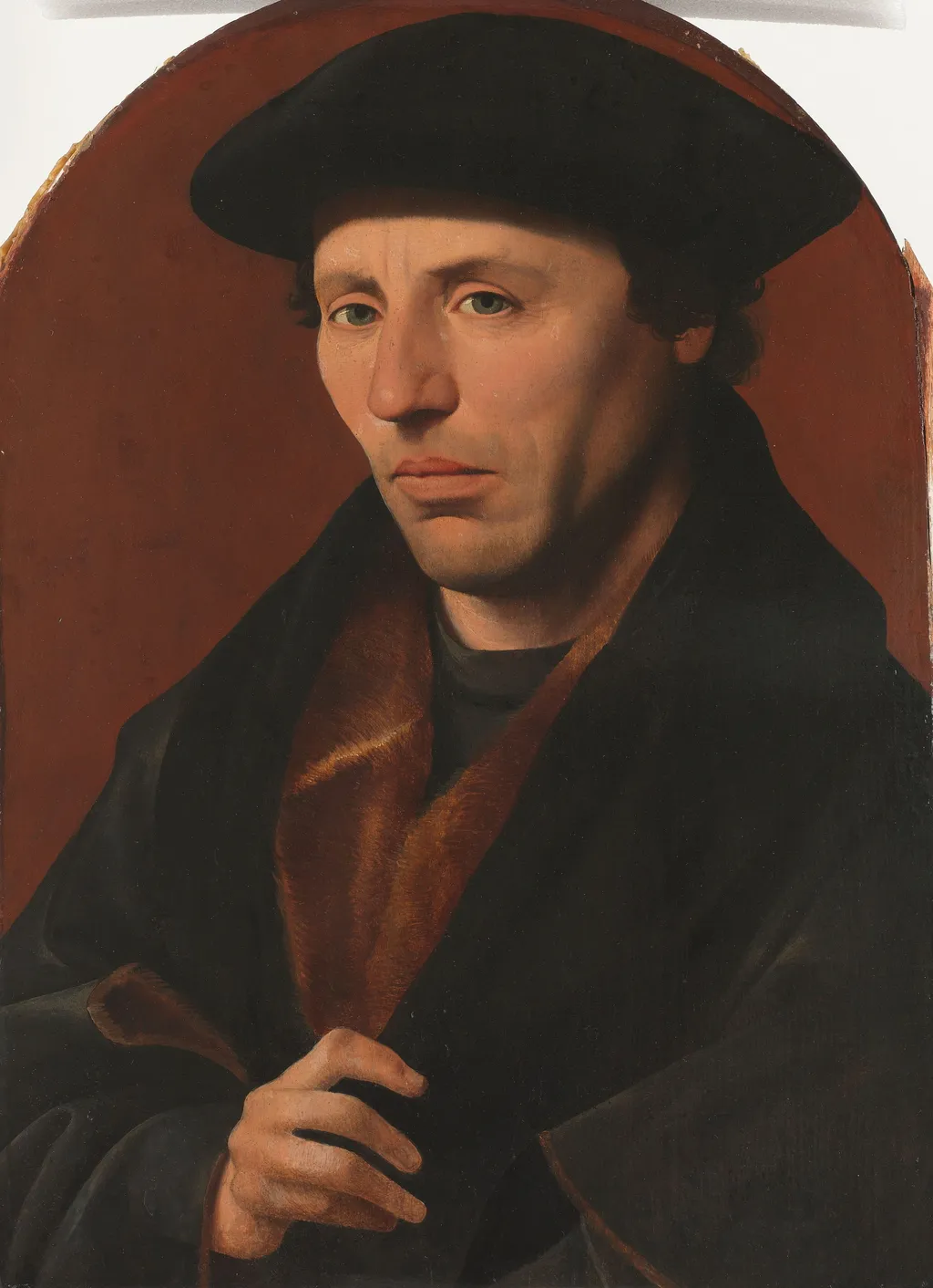 Portrait of a Haarlem Citizen, by Jan van Scorel, oil, 1529