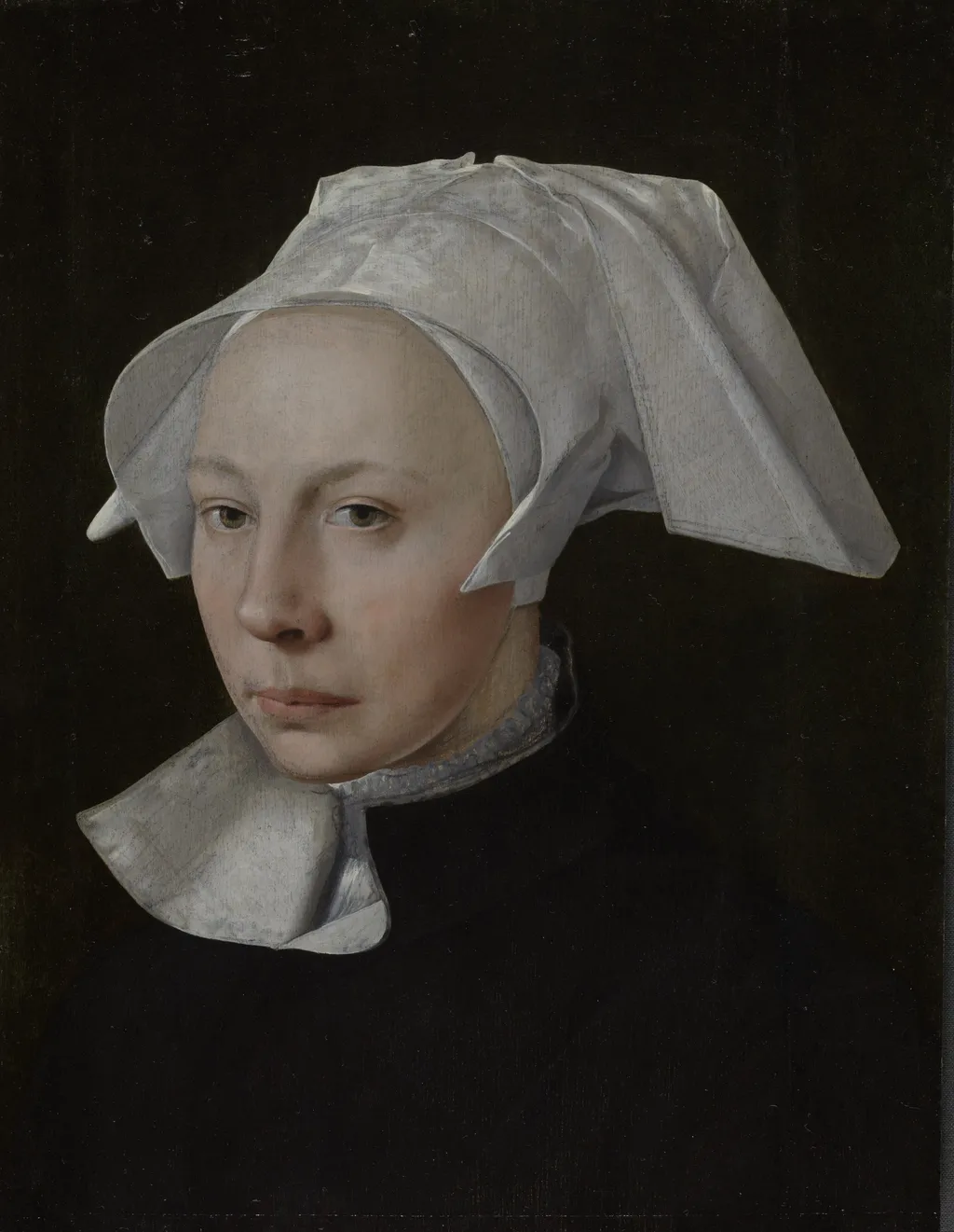 Portrait of a Woman, by Jan van Scorel, oil, 1538