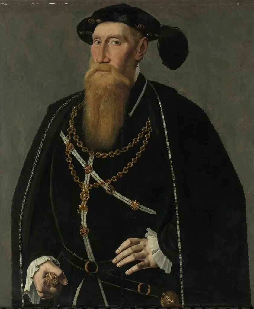 Portrait of Reinoud III of Brederode, by Jan van Scorel