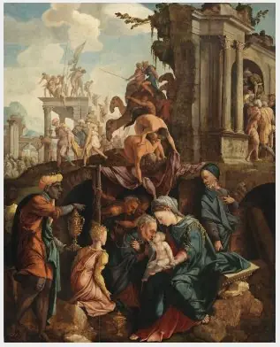 The Adoration of the Magi, by Jan van Scorel