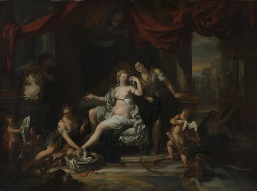 Herse Preparing to Receive Mercury, by Jan Verkolje