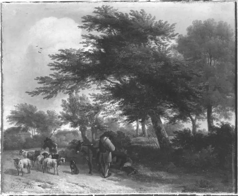Waldlandschaft, by Jan Vermeer van Haarlem
