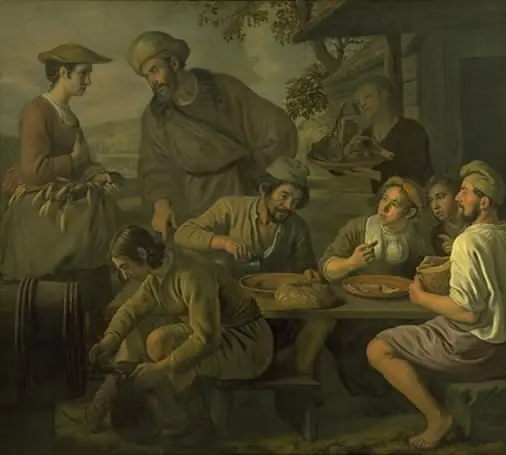 Boaz and Ruth, by Jan Victors