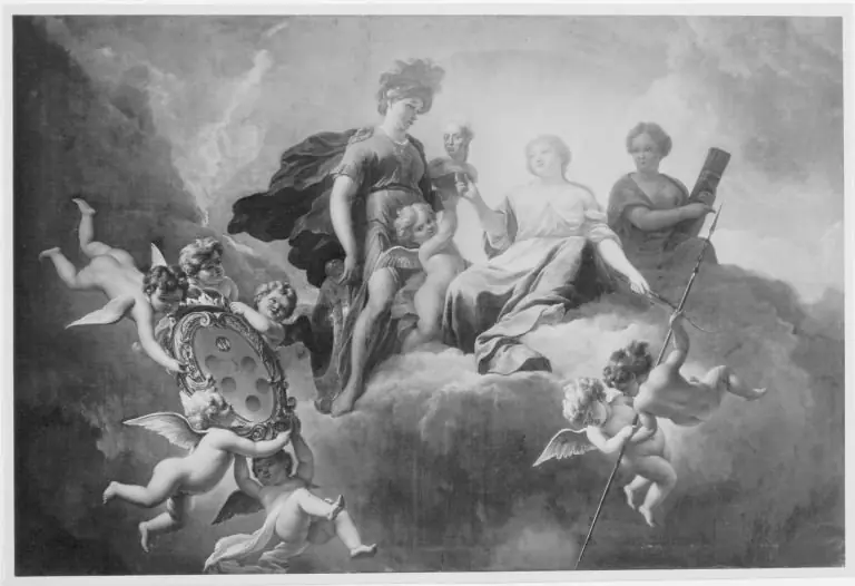 Apotheose der Maria Anna Luisa de' Medici, by Jan Weenix