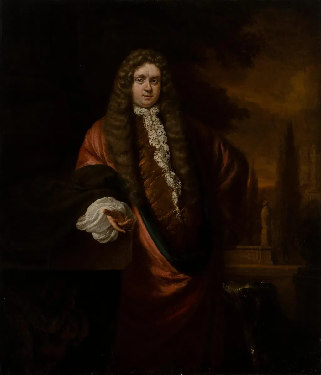 Miehen muotokuva, by Jan Weenix, unspecified, 1690