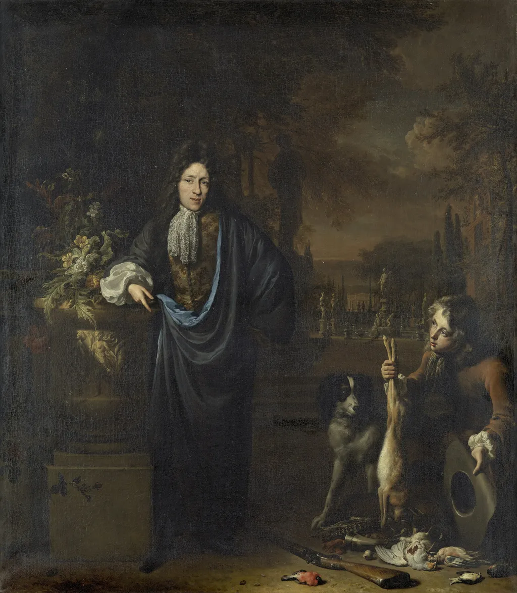 Portrait of Silvester van Tongeren, by Jan Weenix, oil, 1700