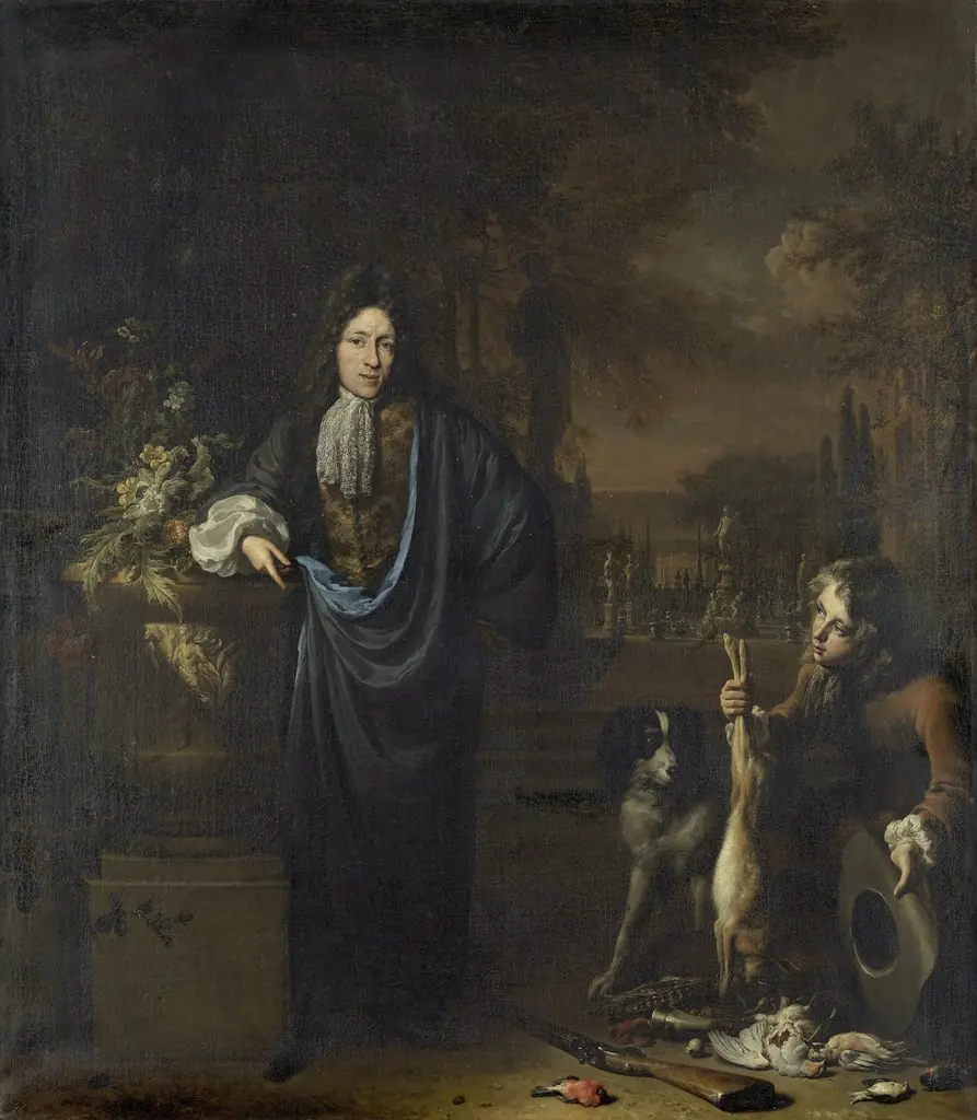 Portrait of Silvester van Tongeren, by Jan Weenix
