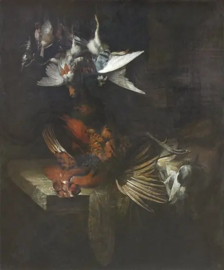 Still life, by Jan Weenix