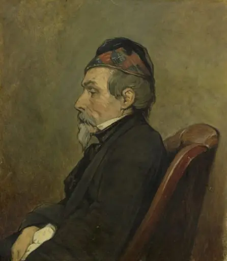 Portrait of Johan-Hendrick-Louis Meyer, Marine Painter, by Jan Weissenbruch