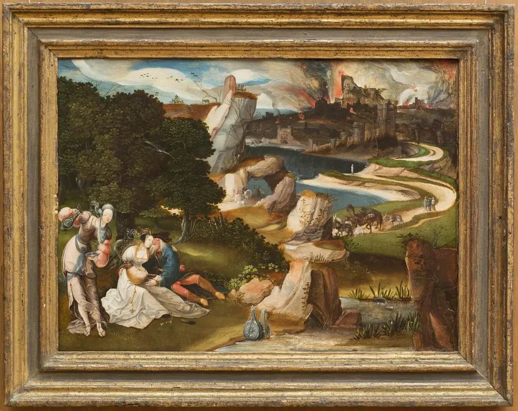 Lot and His Daughters, by Jan Wellens de Cock