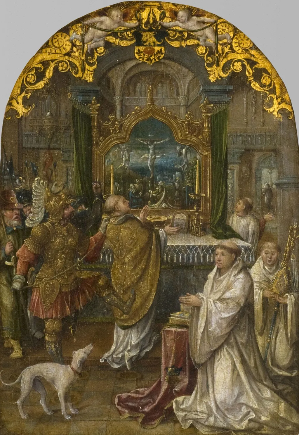 The Seizing of Saint Mark, by Jan Wellens de Cock, oil, 1520