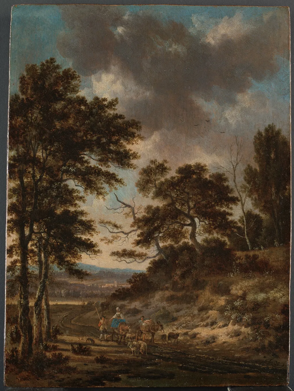 Evening Landscape, by Jan Wijnants, unspecified, 1665