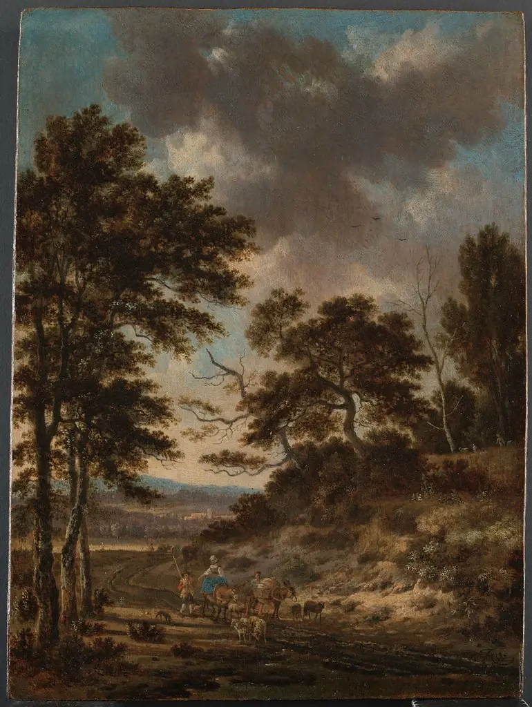 Evening Landscape, by Jan Wijnants