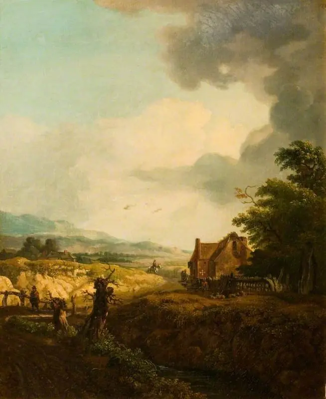 Landscape with an Inn, by Jan Wijnants