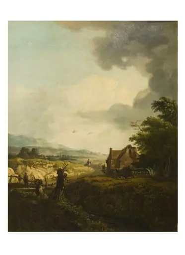 Landscape with an inn, by Jan Wijnants