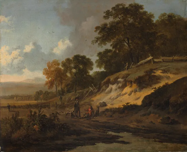 Landscape with Hunters