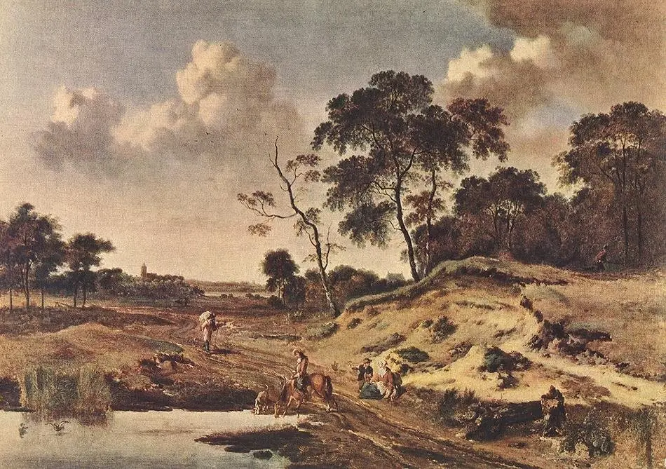Landscape with Sandy Slope, by Jan Wijnants