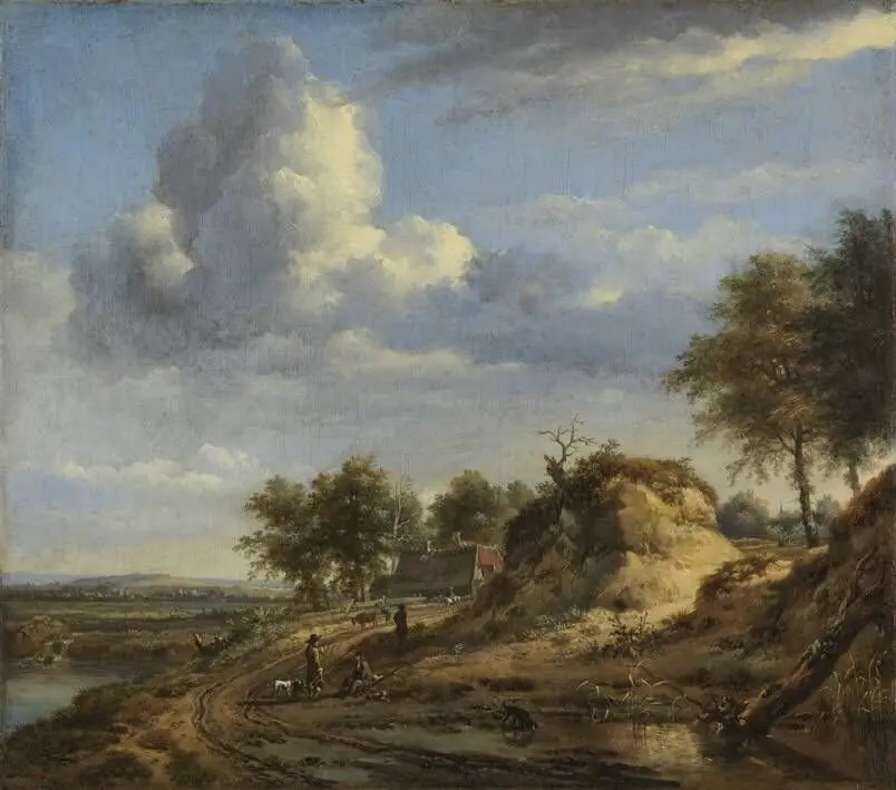 Weg am Dünenrand, by Jan Wijnants