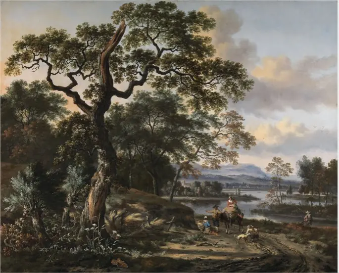 Wooded Landscape with a River, by Jan Wijnants